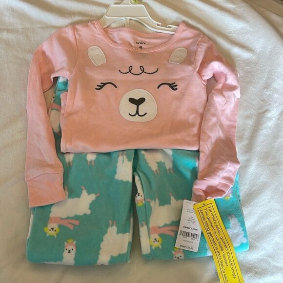 Carters Girls Pajama Set size 4T NWT - Picture 1 of 5